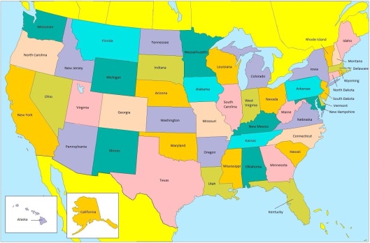 What if a states size matched it's population. 